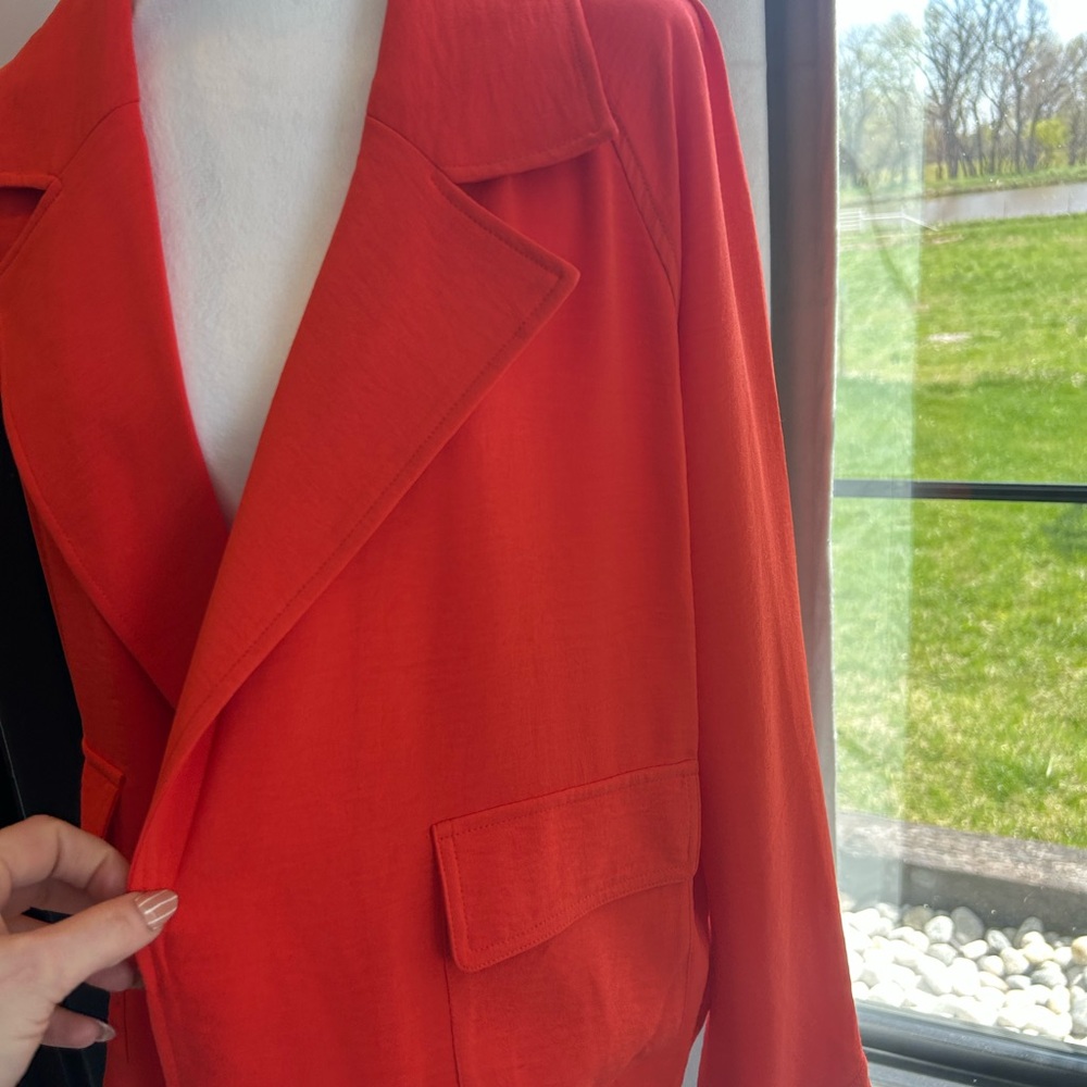 Women's Vibrant Orange Jacket - Picture 4 of 4